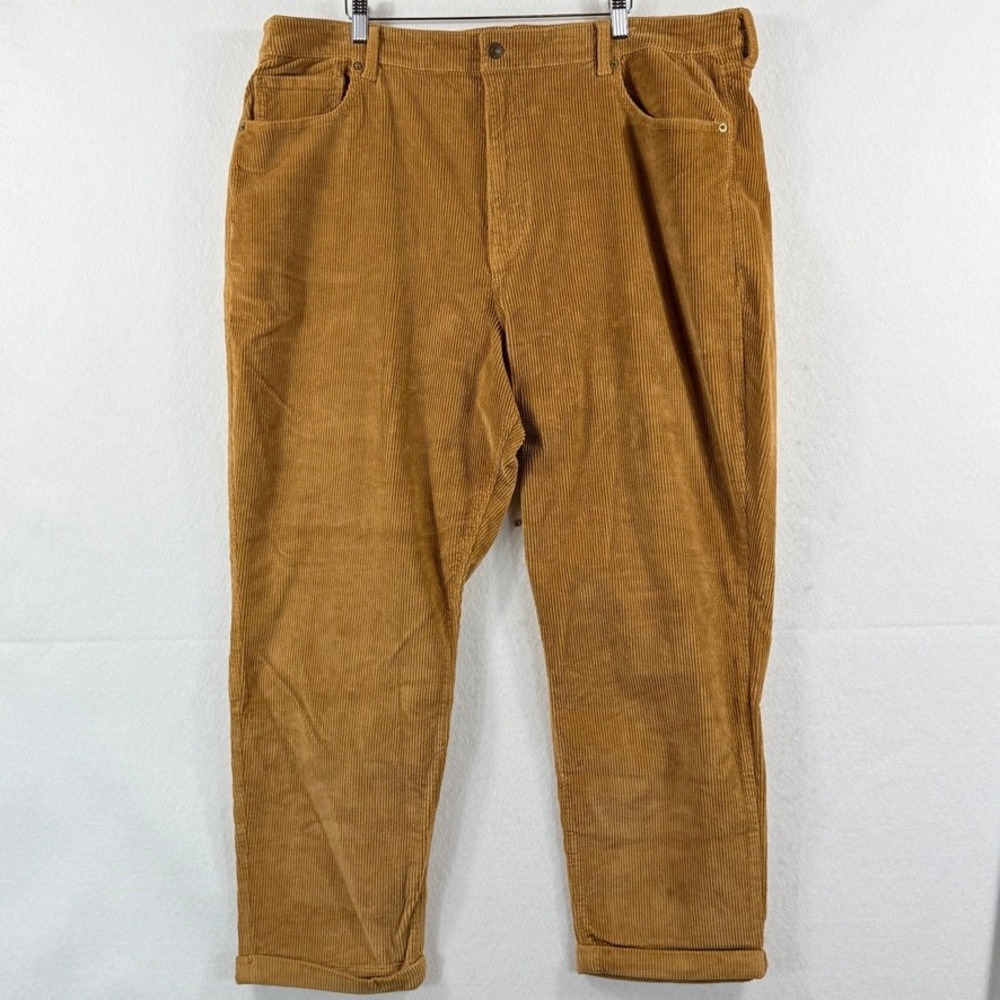 American Eagle Corduroy Pants Womens 22 Gold Tan Retro Boho Gorpcore Granola